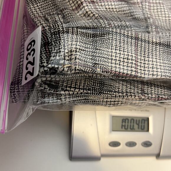 American Eagle Pants Womens 10 Houndstooth Plaid Super High Rise Skinny Trouser - Picture 12 of 12